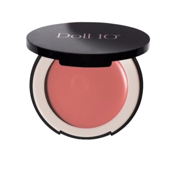 DOLL 10 HydraGel Cream Balm 16 Again Blush With Compact Mirror NEW - Picture 1 of 5
